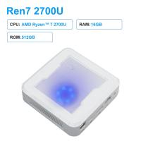 ราคา GenMachine RGB Gaming Mini PC มินิ พีซี AMD Ryzen 7 2700U Windows11 4 Cores 8 Threads WiFi5 BT4 2 DDR4 8 32GB RAM 256 2TB NVMe SSD Support Double Screen HD Output Mini Gaming Computer (20816422795)