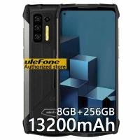 ราคา Ulefone Power Armor 13 13200mAh แบตเตอรี่โทรศัพท์มือถือที่ทนทาน 8GB 256GB Android 12 กันน้ำ 6 81 นิ้ว 33W การชาร์จอย่างรวดเร็วทั่วโลกรุ่นมาร์ทโฟน (20873891889)