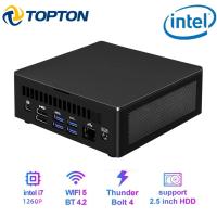 ราคา Topton 11th Gen I7 I5 NUC คอมพิวเตอร์ขนาดเล็กกะทัดรัด2 HDMI DP 8K HTPC Thunderbolt 4 Windows 10 11ขนาดเล็กกว่าเบากว่า (19672779844)