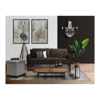 ราคา SB Design Square SB FURNITURE โซฟา 2 ที่นั่ง รุ่น Mean สีน้ำตาลเข้ม 176x80x87 ซม (1374168232)