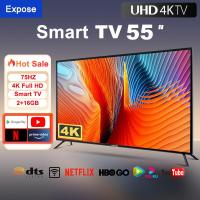 ราคา ทีวี 50 นิ้ว ทีวี 43 นิ้ว 32 ทีวี Smart TV 4K LED โทรทัศน์ ทีวีจอแบน สมาร์ททีวี ระบบ Android ทีวีดิจิตอล รับประกัน 3ปี (21495674964)