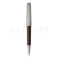 ราคา PARKER Premier Custom Crimson Red CT Ballpoint Pen ปากกาลูกลื่น ป๊ากเกอร์ พรีเมี่ย คัสทัม สีแดงเข้ม คลิปเงิน (20691592078)