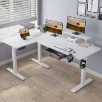 ราคา Mxtark 28 63 inches 1 6M Electric Standing Desk Dual Motor Desk Height Adjustable Stand Desk Adjustable Desk WIth Wheels (21674112789)