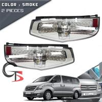 ราคา ไฟท้าย รถตู้ ไฟแต่ง สโมก จำนวน 2 ชิ้น ซ้ายและขวา hyundai H1 Smoke ปี 2013 2014 2015 2016 2017 ฮุนได เอชวัน 4ประตู สินค้าราคาถูก คุณภาพดี rear taillight (10683247301)