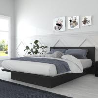 ราคา Tomato Home เตียง 6ฟุต Donna King bed เตียงนอน6ฟุต เตียงไม้ เตียงมินิมอล Chic สวยหรูเรียบง่าย รับนนได้ 300โล (21432969285)