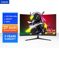 ราคา จอคอมพิวเตอร์ 4K 144HZ จอคอม monitor จอโค้ง เต็มจอไร้ขอบ 27 นิ้ว จอคอมพิวเตอร์ 165HZ LED IPS 1MS HDMI DP VGA รับประกัน 5ปี (21490882258)