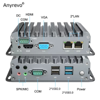 ราคา พัดลม4K มินิพีซี Windows Intel Celeron N2810 N2840 J1900 Fanlses Mini PC ESXI AES NI Soft Router HDMI VGA PfSense ไฟร์วอลล์ HDMI 2 0 Realtek Gigabit Ethernet 9 PIN RS232 COM IPC ไฟร์วอลล์เกื้อหนุนหน้า