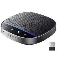 ราคา Anker PowerConf S500 Speakerphone with Zoom Rooms and Google Meet Certifications USB C Speaker Bluetooth Speakerphone for Conference Room Conference Microphone with Premium Voice Pickup (21556883380)