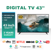ราคา ทีวี 43 นิ้ว smart tv 32 นิ้ว สมาร์ททีวี tv 4K UHD 50 นิ้ว โทรทัศน์ LED เชื่อมต่อwifi Android TV รับประกัน 3ปี Youtube Netflix (21624906535)