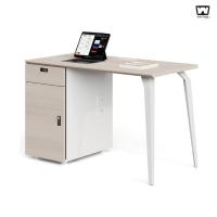 ราคา Work Station Office Desk โต๊ะทำงานพร้อมตู้เก็บของด้านข้าง รุ่น Dentor (21526513589)