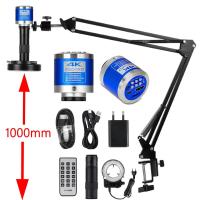 ราคา COD 2024 ใหม่ 48MP 1080P FHD ไมโครสโคปแบบดิจิตอล 130X 180X C Mount เลนส์ HDMI USB กล้องไมโครสโคปอุตสาหกรรมอิเล็กทรอนิกส์สําหรับโทรศัพท์ซ่อมบัดกรี (21585778519)