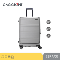 ราคา bbag shop Caggioni กระเป๋าเดินทางล้อลาก รุ่นเอสเปซ Espace N20022 สีดำ สีชมพู สีเหลือง คาจีโอนี่ วัสดุ PC100 มีฝาด้านหน้า มีซิปขยาย 4 ล้อ ล้อคู่ หมุนได้ 360 องศา ระบบกุญแจล็อค TSA (21563624822)