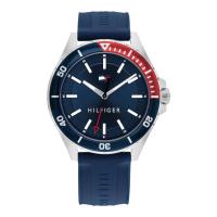 ราคา Tommy Hilfiger Logan รุ่น TH1792009 นาฬิกาข้อมือผู้ชาย สายซิลิโคน Navy Blue (19267284414)