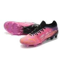 ราคา ของแท้อย่างเป็นทางการ Puma Ultra 1 3 FG สีชมพู Mens รองเท้าฟุตซอล The Same Style In The Mall Football Boots With a box (17230280582)