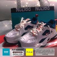 ราคา ใหม่และแท้ Nike M2K Tekno Pink White Blue รองเท้ากีฬา AO3108 402 รับประกัน 1 ปี (21616137065)