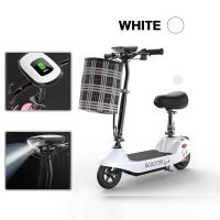 ราคา ANCHI สกูตเตอร์ไฟฟ้า 24V 8ah Electric Scooter พร้อมไฟเลี้ยว LED ไฟหน้า ไฟเบรก ตะกร้า โหลด 200KG E Scooter (21434917847)