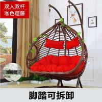 ราคา COD Hanging basket chair single rattan home hammock indoor balcony hanging lazy outdoor cradle double pole cross border (18780176748)