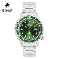 ราคา นาฬิกาข้อมือผู้ชาย US Master Polo Club รุ่น USM 230604 ขนาดตัวเรือน 47 มม สาย Stainless ขอบหน้าปัดหมุนได้ (21417591326)