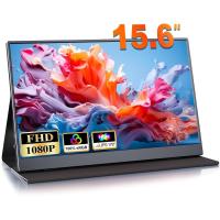 ราคา จอภาพแบบพกพา 15 6 นิ้ว Portable Monitor FHD 1080p IPS Monitor จอภาพราคาถูกแบบ จอเล่นเกม HDR HDMI USB C Gaming Monitor สำหรับโทรศัพท์แล็ปท็อป Laptop PC (21609026716)