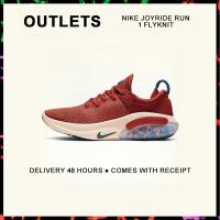 ราคา กล่องที่สมบูรณ์ Nike Joyride Run 1 Flyknit White Red Running Shoes AQ2731 600 รับประกัน 1 ปี (21612147818)