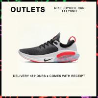 ราคา กล่องที่สมบูรณ์ Nike Joyride Run 1 Flyknit Black Red Running Shoes AQ2730 004 รับประกัน 1 ปี (21612161706)