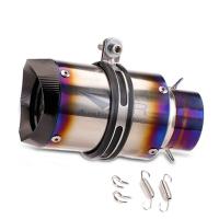 ราคา ท่อไอเสียไอเสียอเนกประสงค์51มม 60Mm ไทเทเนียมท่อไอเสียดัดแปลงปลายท่อไอเสียท่อไอเสียสำหรับ CBR1000R K7 K8 Z800 ZX6R ZX 10R Z900 Z1000 Ninja400 S1000RR KTM 790ดยุค390ฯลฯ (20282797940)