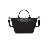 ราคา 100 Original Longchamp Le Pliage Neo Thick Nylon Handbag Waterproof Dumpling Shoulder Crossbody Bag Adjustable strap 1512598001 S Size Black color made in france (21037362258)
