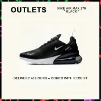 ราคา กล่องที่สมบูรณ์ Nike Air Max 270 Black Running Shoes AH8050 002 รับประกัน 1 ปี (21611469633)