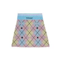 ราคา KLOSET The Star High Rise Skirt PF23 S003 กระโปรงสั้นผ้านิตติ้ง ลายสก๊อต (21485323520)
