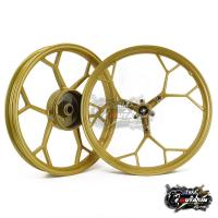 ราคา MUTAKIN WHEEL ลาย ล้อเเม็ก 5ก้านเดิม ล้อแม็กมอเตอร์ไซต์ขอบ 17 AEROX 155 NVX 155 1 6 1 85 17เครื่องประดับ (21273406679)