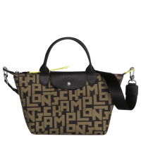 ราคา Genuine limited edition longchamp LGP series handbag shoulder strap single shoulder bag L1512412576 S size Crossbodyl bag Khaki Green color (21328029214)