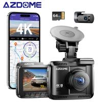 ราคา AZDOME GS63H กล้องติดรถยนต์ 4K HD อัลตร้า เอชดี ไนท์วิชั่น 170 WDR WIFI การควบคุมแอพ การติดตาม GPS การตรวจสอบที่จอดรถ 24 ชั่วโมง (21579005500)