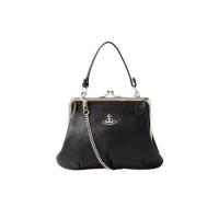 ราคา กระเป๋าถือสุภาพสตรี Vivienne Westwood Saturnกระเป๋าสะพายไหล่ แนวขวางมีสายโซ่ (20698656912)