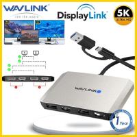 ราคา Wavlink จอภาพ5K แบบคู่3 0 USB ฮับ USB USB A c ไปยัง DisplayPort และหัวแปลงสัญญาณ HDMI การใช้งานร่วมกันได้สำหรับ Windows และ M1 M2 (21385354959)