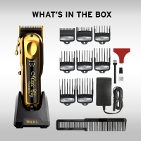 ราคา Wahl 5 Star Gold Magic Clip Cordless ปัตตาเลี่ยน ที่กันขอบ เครื่องกรูมมิ่ง (21453195739)