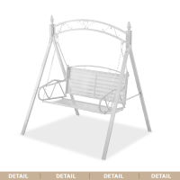 ราคา ชิงช้าสนาม garden swing chair เปลไกว ชิงช้าเหล็ก เก้าอี้ชิงช้า 2ที่นั่ง แข็งแรง (21339746571)