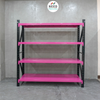 ราคา Warehouse Shelf ราคาส่ง ชั้นเหล็ก 4 ชั้น ชั้นวางของ ชั้นวางสินค้า ชั้นเหล็กวางของ ชั้นเหล็กฉาก ชั้นวางสินค้า ชั้นวางของโรงงาน ขนาด 2X2 ม (21608616969)