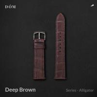 ราคา สายนาฬิกา DOM Quick Switch Strap สายนาฬิกา หนังจระเข้แท้ ระบบ Quick Switch เปลี่ยนสายได้ง่าย สำหรับ สายนาฬิกาขนาด 18mm 20mm 22mm (21382342875)