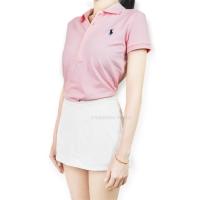ราคา Ralph lauren bear mash polo for women Slim Fit เสื้อโปโลผู้หญิง 5 กระดุม ของแท้ (20179441366)