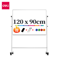 ราคา ของขวัญฟรี Deli กระดานไวท์บอร์ด 2 หน้า กระดานไวท์บอร์ด กระดานไวท์บอร์ดมีขาตั้ง กระดานแม่เหล็ก ปรับความสูงได้ มีล้อเลื่อน เคลื่อนย้ายสะดวก อุปกรณ์สำนักงาน รับประกัน1ปี ออกใบกำกับภาษีได้ Whiteboard (214