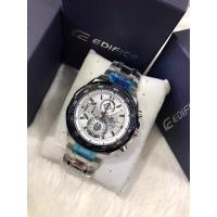 ราคา ร้านนาฬิกา Onepiecewatch จำหน่ายนาฬิกา Casio ทุกรุ่น g shock รุ่น นาฬิกา คาสิโอ Casio EDIFICE CHRONOGRAPH รุ่น EFR 539D 7AV สีขาว สินค้าใหม่ (1628498789)