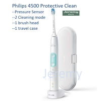 ราคา philips Sonicare ProtectiveClean 4100 5100 Gum Health Rechargeable Electric Toothbrush With Pressure Sensor (21530823336)