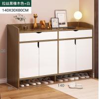 ราคา ชั้นวางรองเท้า shoes shelf ตู้เก็บรองเท้า ตู้รองเท้า ชั้นรองเท้า ตู้เก็บของ shoe rack ชั้นวางไม้ ตู้อเนกประสงค์ พร้อมชั้นวางของ (21461513472)