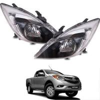ราคา ไฟหน้า โคมตาไฟหน้า รุ่น มาสด้า MAZDA BT 50 BT50 ปี 2012 2018 สีดำ ข้าง ซ้าย ขวา จำนวน 1 คู่ (8254414172)