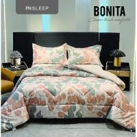 ราคา CUSHY ชุดผ้าปูที่นอน ผ้าปูที่นอน พร้อมผ้านวม กันไรฝุ่น ไม่ขุย นุ่มหลับสบาย ขนาด 3 5 ฟุต รุ่น BONITA (21432352396)