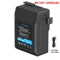 ราคา V Mount V Lock BP 95 BP 185 BP 222W แบตเตอรี่พร้อมพอร์ตชาร์จเร็ว PD 60W สำหรับกล้องวิดีโอ Sony ไฟวิดีโอ LED Blackmagic (21685565789)