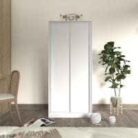 ราคา Looms ตู้เสื้อผ้าบานเลื่อน รุ่น Ronald สีขาว 110x60x180 ซม (19870810388)