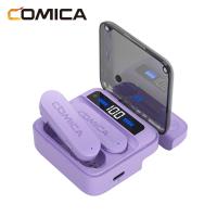 ราคา ไมโครโฟนไร้สายลาวาเลียร์ Comica Vimo S สำหรับ Samsung Huawei iPhone 15ซีรีส์ Osmo Action 3พร้อมไม่มีเสียงรบกวนปลั๊กแอนด์เพลย์ไมโครโฟนปกไร้สายขนาดกะทัดรัด (20602594784)