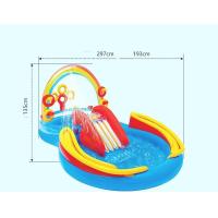 ราคา พร้อมส่งจากไทย บ่อบอลเป่าลม บ้านลม สระน้ำสไลเดอร์ สระแฟนซี สีรุ้ง สไลเดอร์ พ่นน้ำได้ (21556371428)