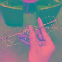 ราคา Chrome Hearts แว่นตาผู้ชายไร้กรอบน้ำหนักเบาเป็นพิเศษทันสมัยกรอบแว่นไทเทเนี่ยมป้องกันแสงสีฟ้ากรอบแว่นตาสายตาสั้นแว่นเลนส์อ่อนแบน (21719576427)